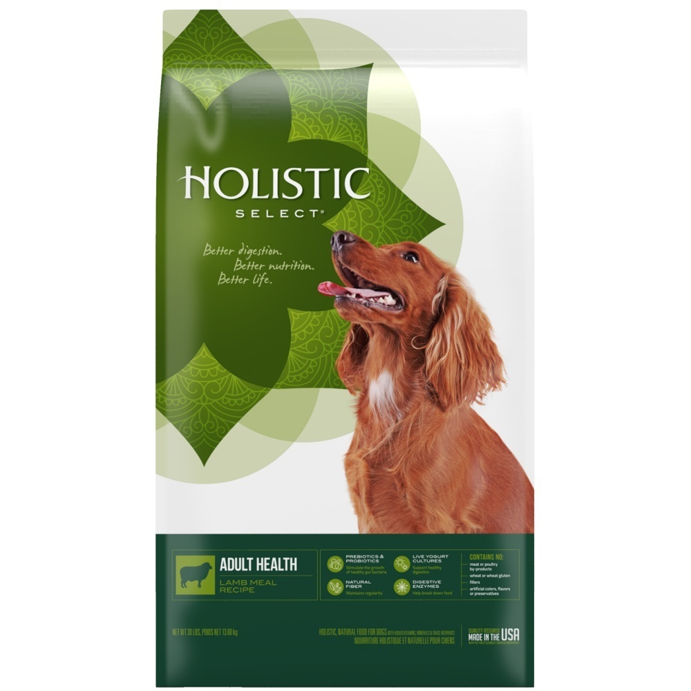 Holistic Select Natural Adult Health Lamb Meal Recipe Dry Dog Food