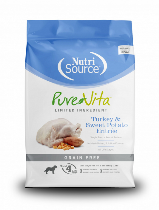 PureVita Grain Free Turkey & Sweet Potato Dry Dog Food