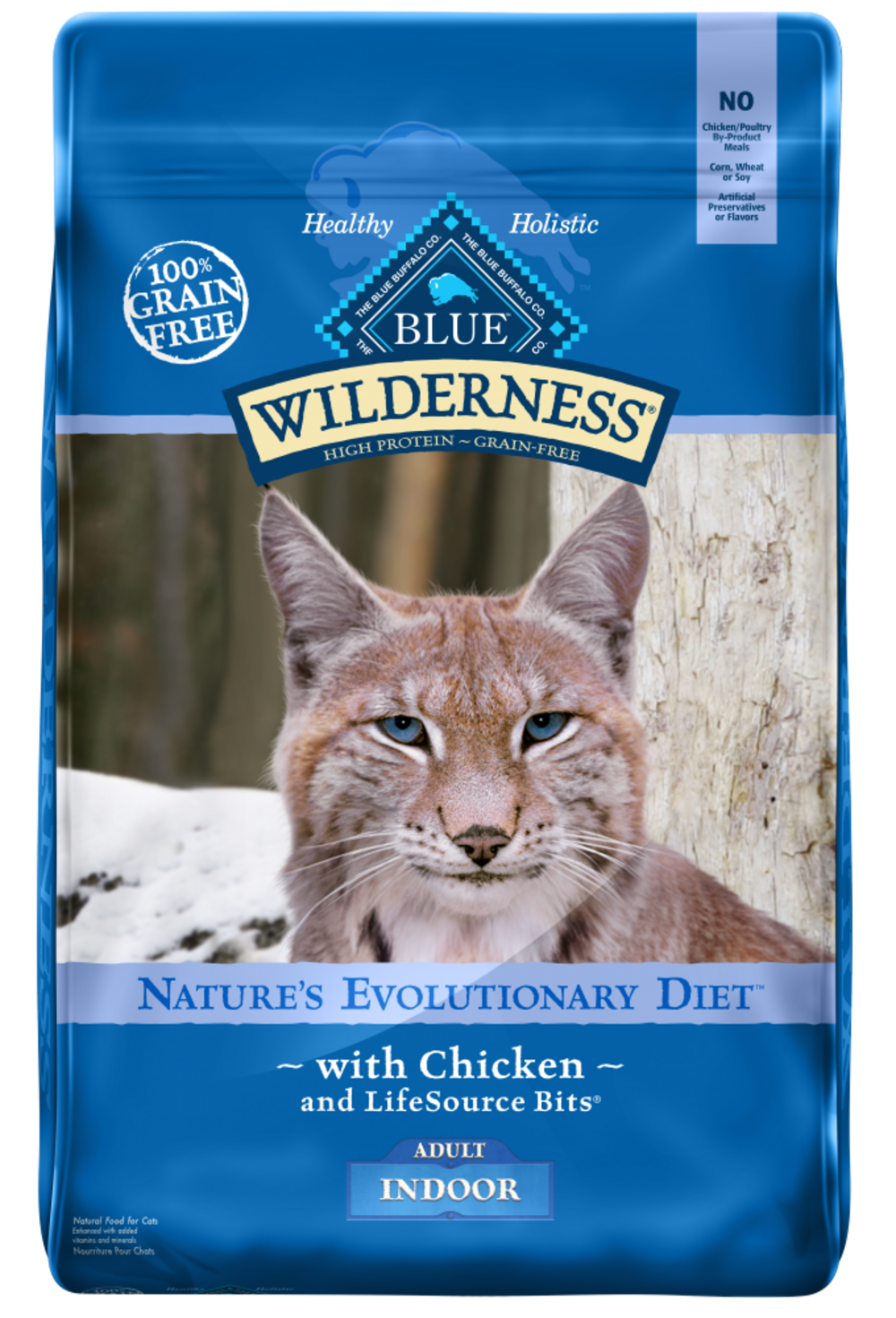 Blue Buffalo Wilderness High-Protein Grain-Free Indoor Adult Chicken Recipe Dry Cat Food