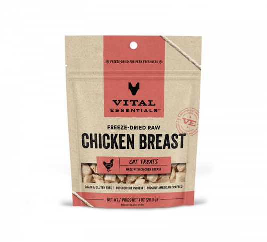 Vital Essentials Vital Cat Freeze Dried Grain Free Chicken Breast Cat Treats