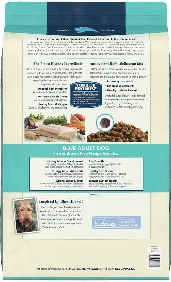 Blue Buffalo Life Protection Formula Adult Fish & Brown Rice Recipe Dry Dog Food