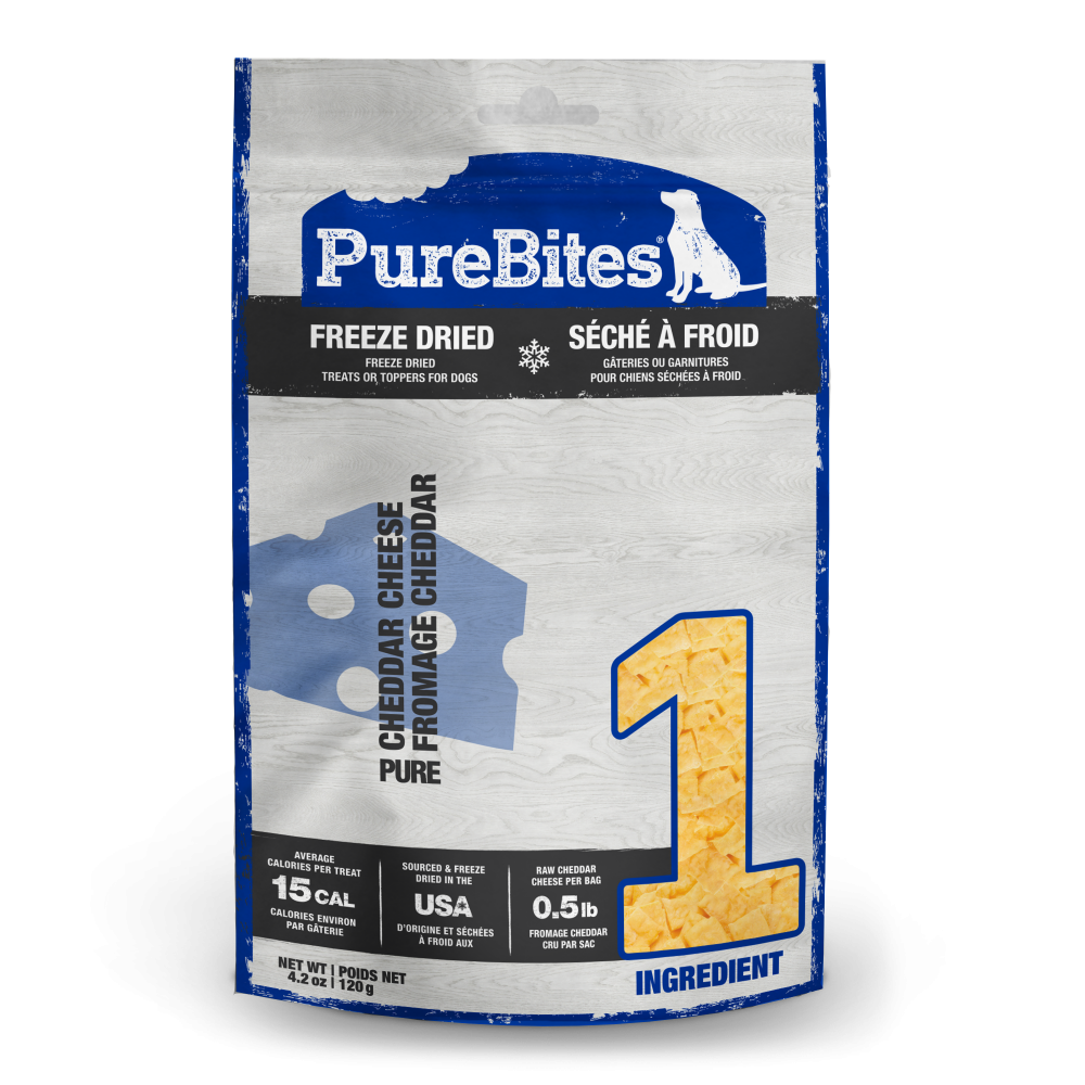 PureBites Freeze Dried Cheddar Cheese Dog Treats