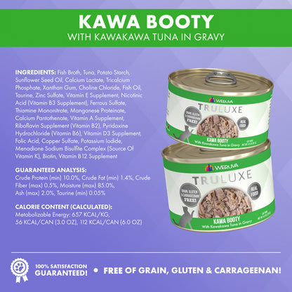 Weruva TRULUXE Kawa Booty with Kawakawa Tuna in Gravy Canned Cat Food