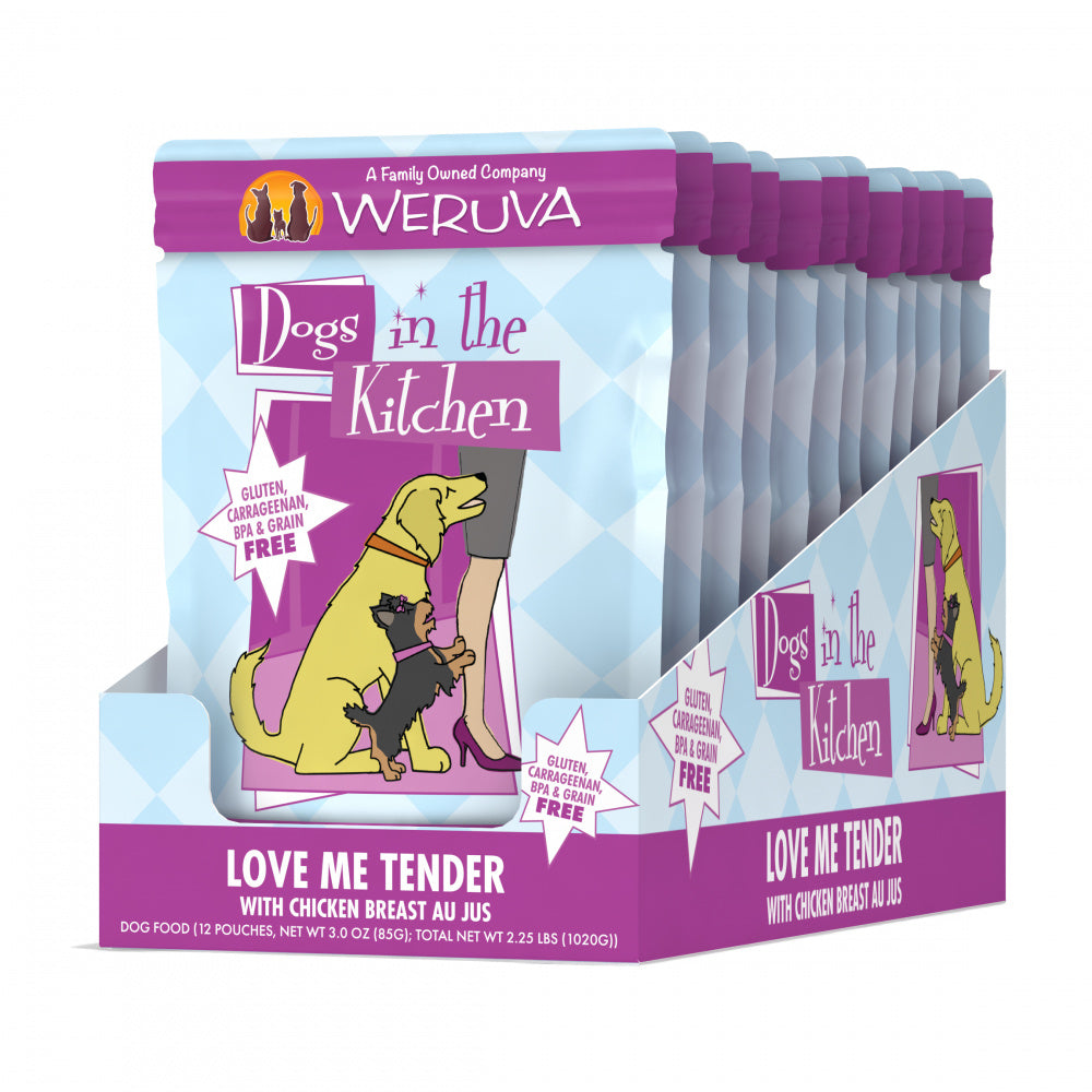 Weruva Dogs in the Kitchen Love Me Tender Grain Free Chicken Dog Food Pouch