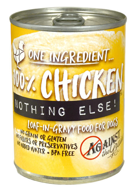 Against the Grain Nothing Else Grain Free One Ingredient 100% Chicken Canned Dog Food